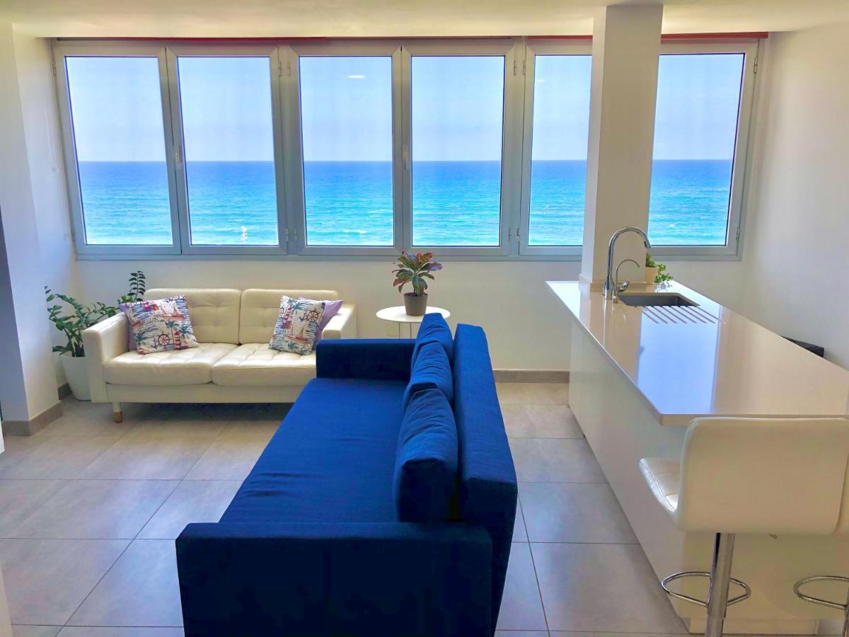 Vistas Mar Playa Las Canteras Primera Linea Wifi لاس بالماس دي غران كاناريا المظهر الخارجي الصورة