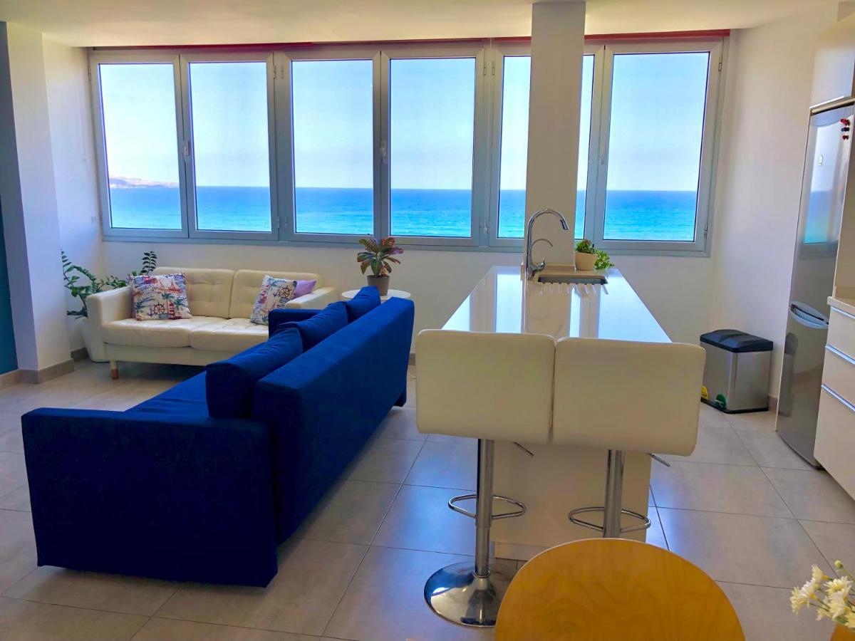 Vistas Mar Playa Las Canteras Primera Linea Wifi لاس بالماس دي غران كاناريا المظهر الخارجي الصورة