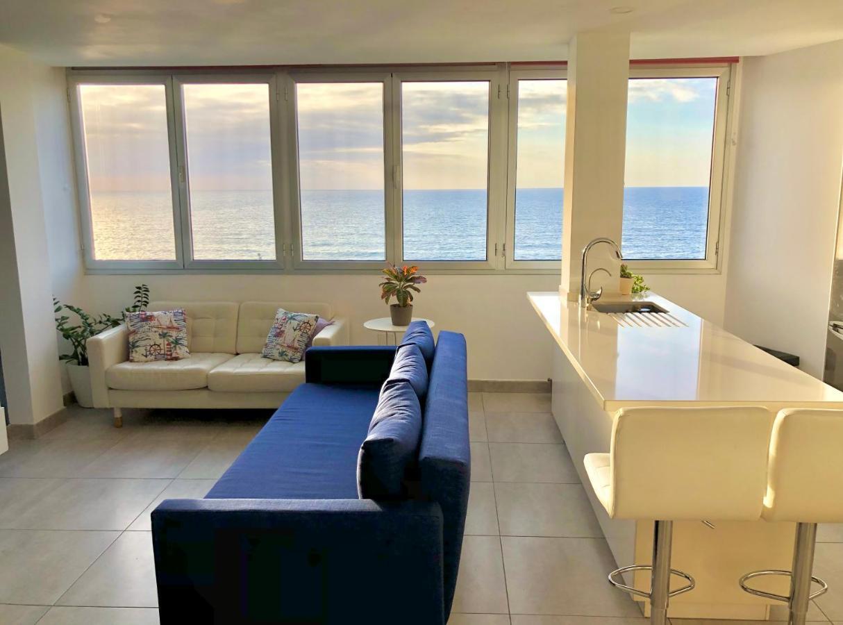 Vistas Mar Playa Las Canteras Primera Linea Wifi لاس بالماس دي غران كاناريا المظهر الخارجي الصورة