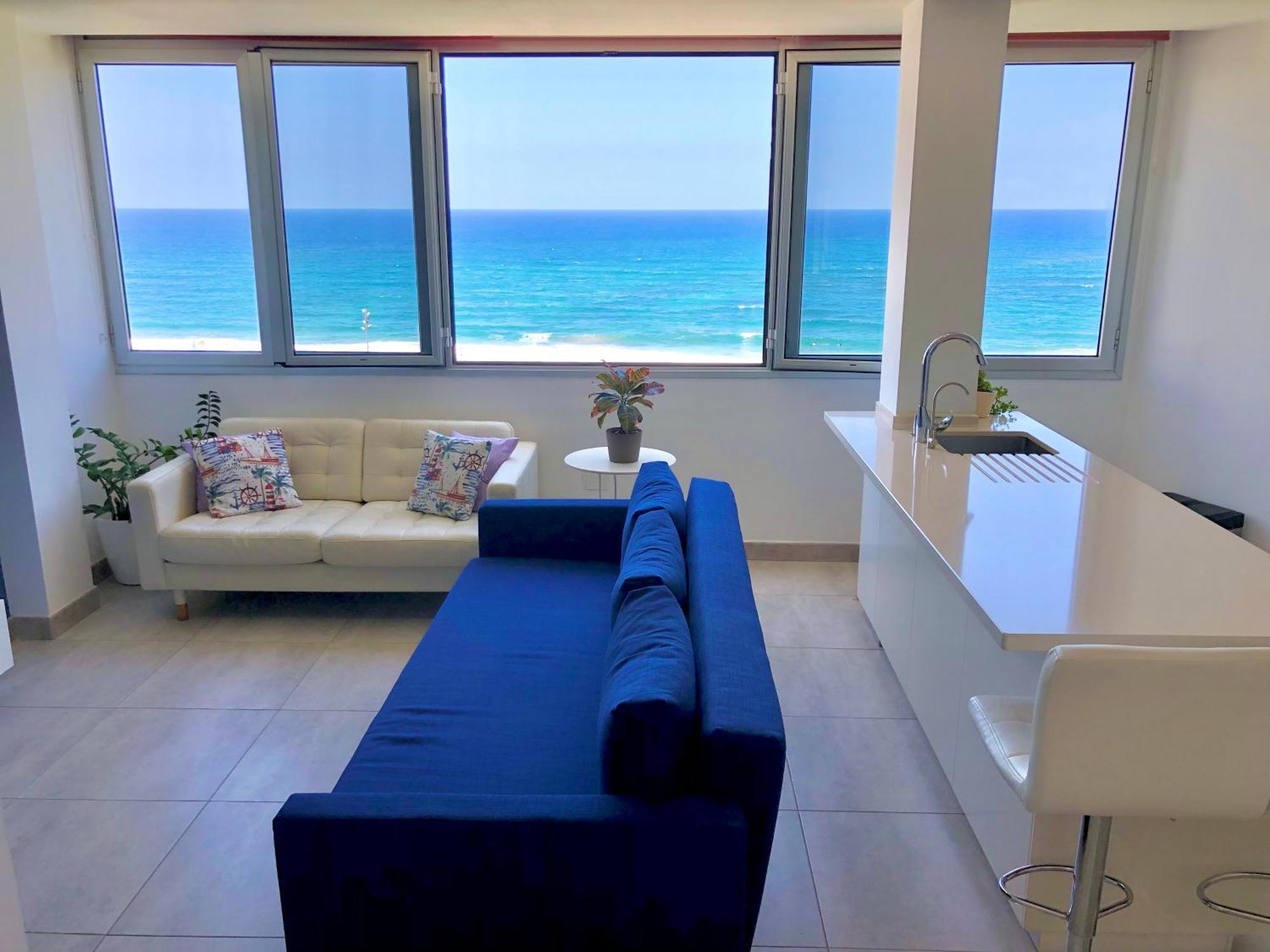 Vistas Mar Playa Las Canteras Primera Linea Wifi لاس بالماس دي غران كاناريا المظهر الخارجي الصورة