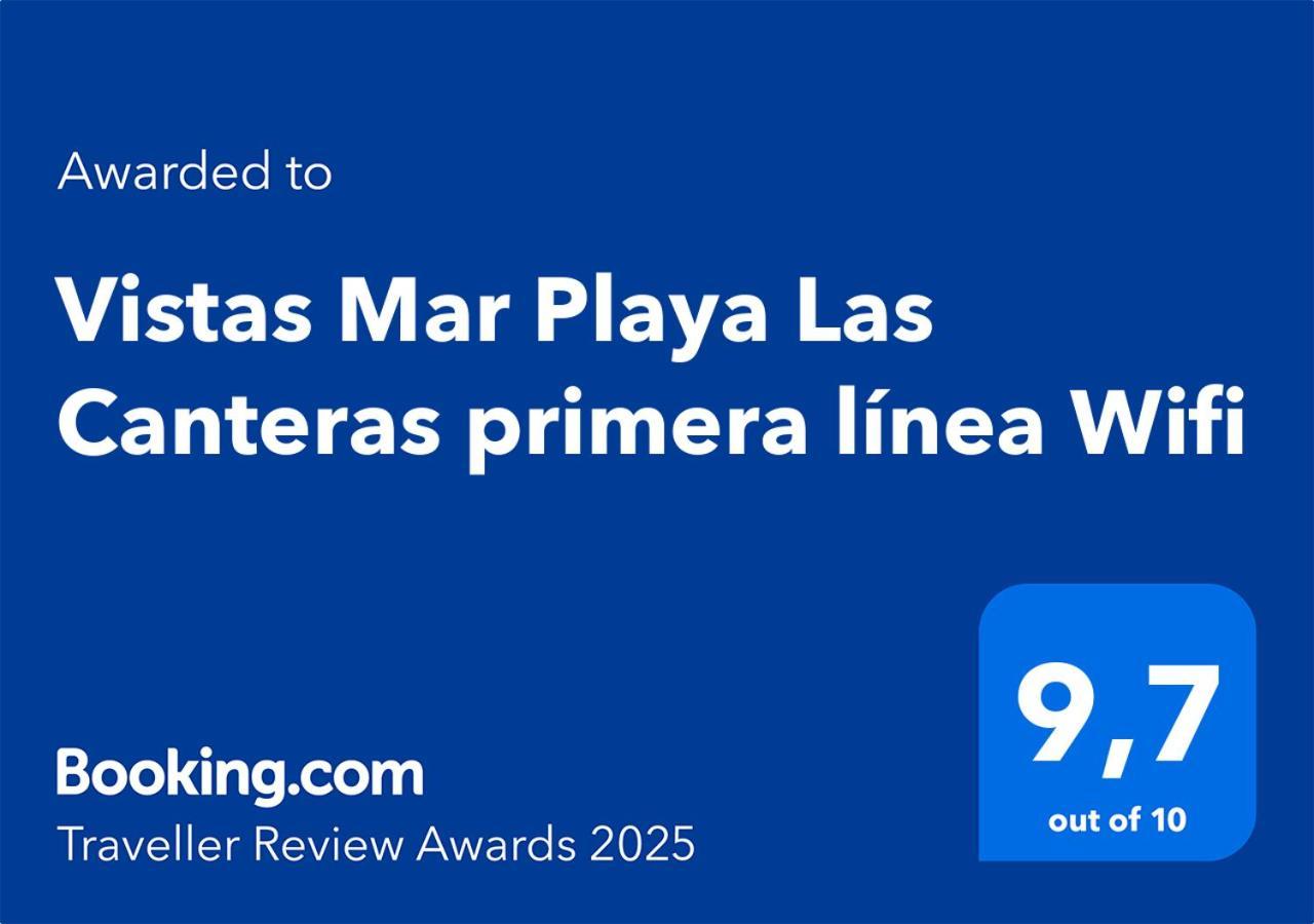 Vistas Mar Playa Las Canteras Primera Linea Wifi لاس بالماس دي غران كاناريا المظهر الخارجي الصورة